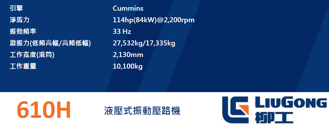 CLG610H 產品配置