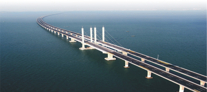青島膠州灣大橋——滄口航道橋 / 紅島航道橋