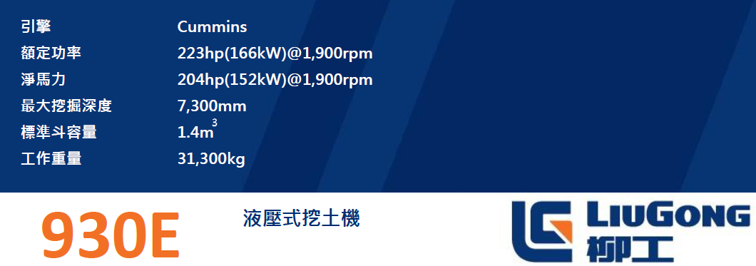 CLG930E 產品配置